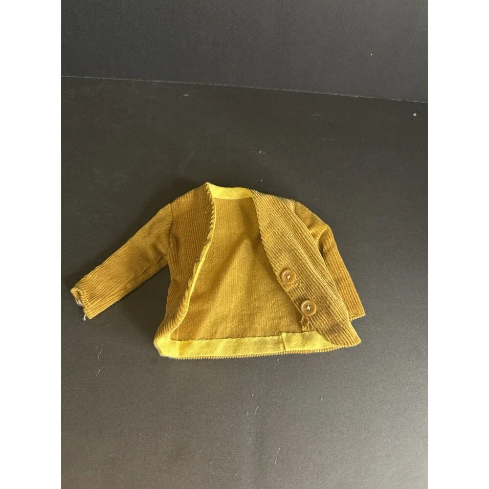 Handmade Corduroy Jacket For Ken‎ Doll-Brown
